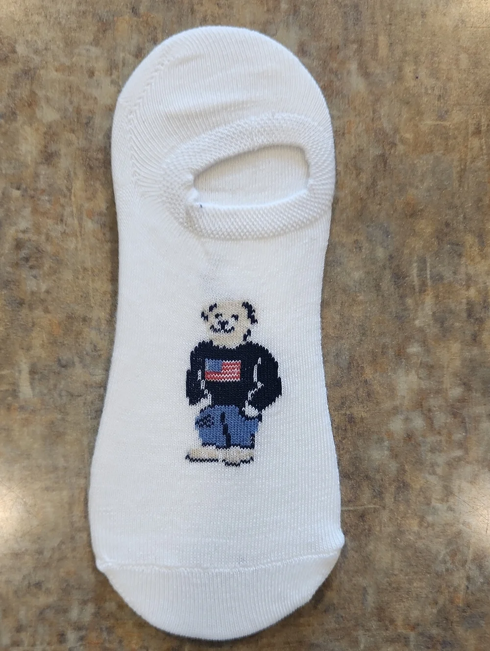 Patriotic Bear No-show Socks 5 Pack
